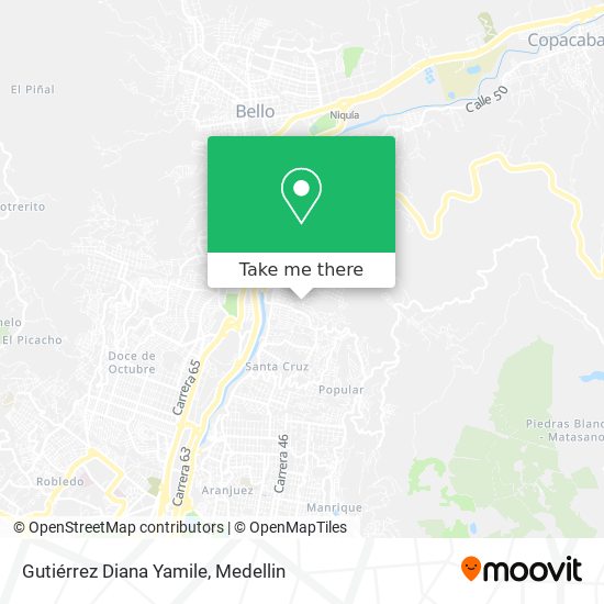 Mapa de Gutiérrez Diana Yamile