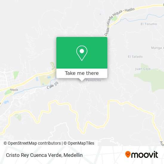 Mapa de Cristo Rey Cuenca Verde