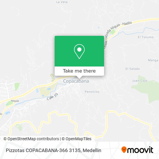 Pizzotas COPACABANA-366 3135 map
