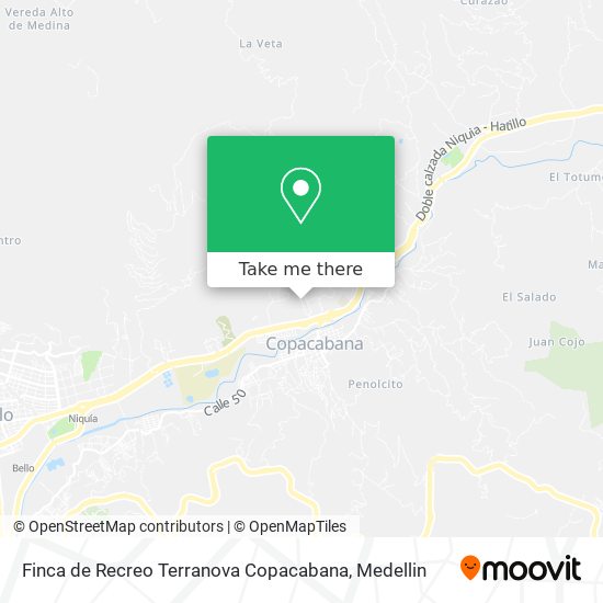 Finca de Recreo Terranova Copacabana map