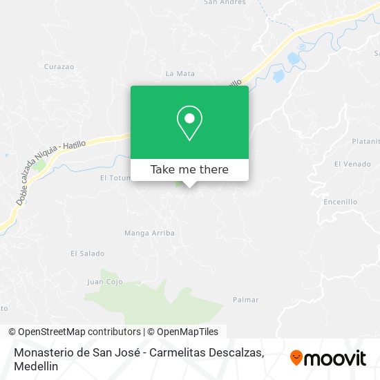 Monasterio de San José - Carmelitas Descalzas map