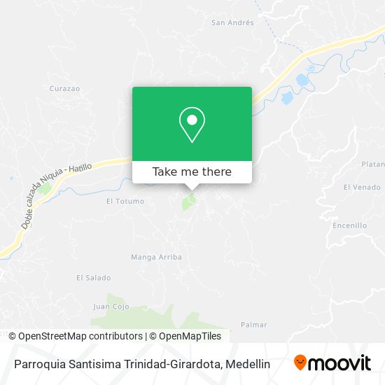 Parroquia Santisima Trinidad-Girardota map