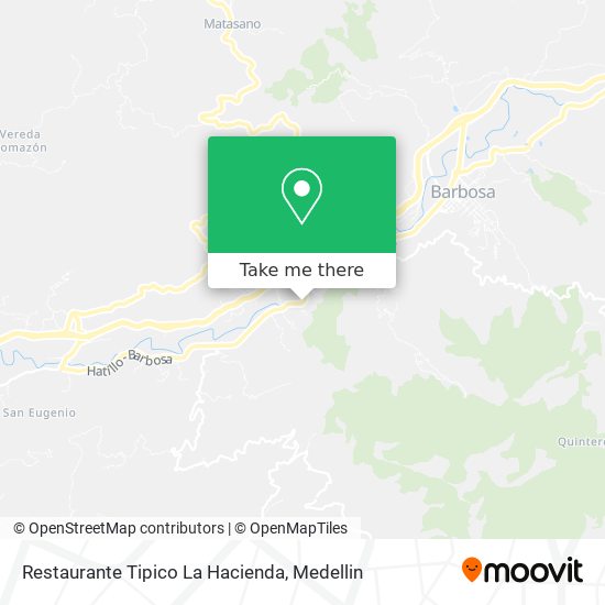 Mapa de Restaurante Tipico La Hacienda