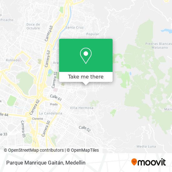 Mapa de Parque Manrique Gaitán