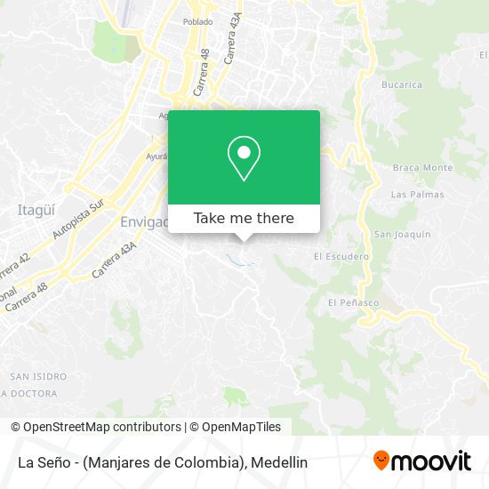 La Seño - (Manjares de Colombia) map