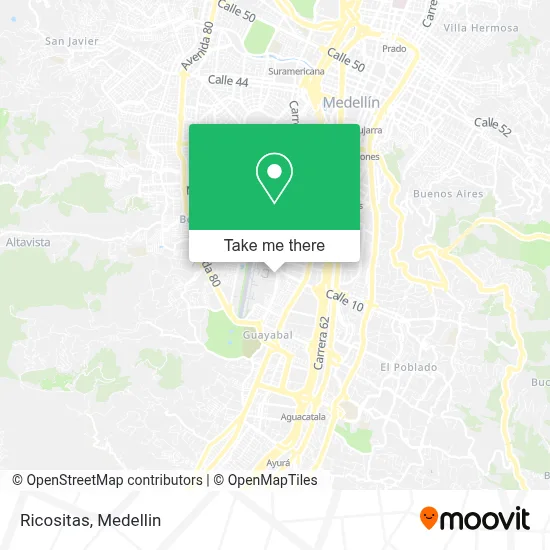 Ricositas map