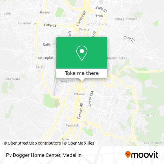 Mapa de Pv Dogger Home Center