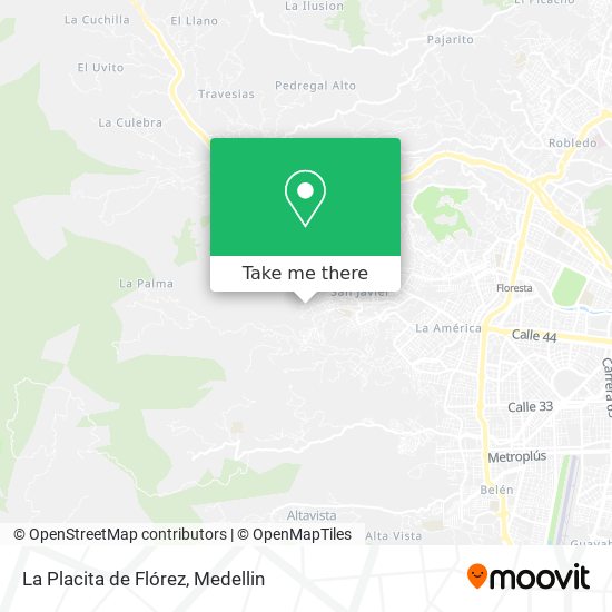 La Placita de Flórez map