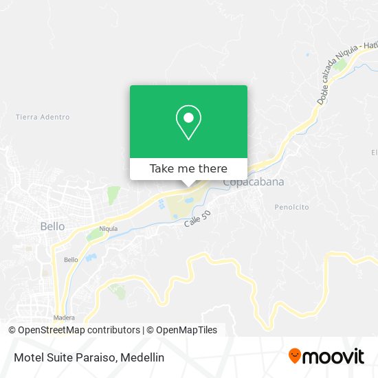 Mapa de Motel Suite Paraiso