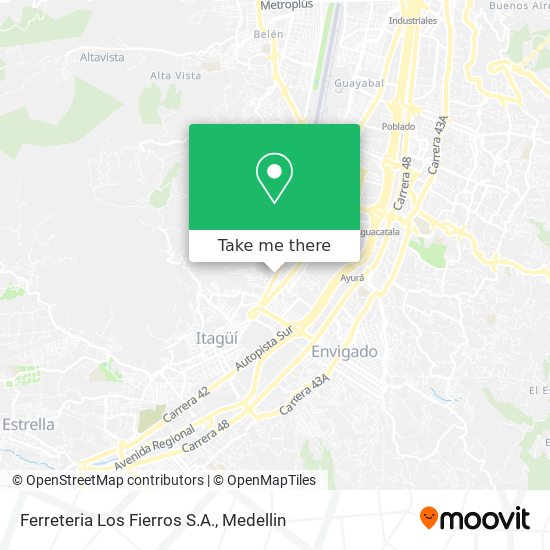 Ferreteria Los Fierros S.A. map