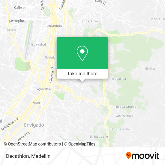Mapa de Decathlon