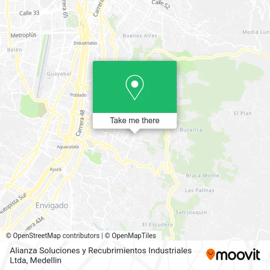 Alianza Soluciones y Recubrimientos Industriales Ltda map