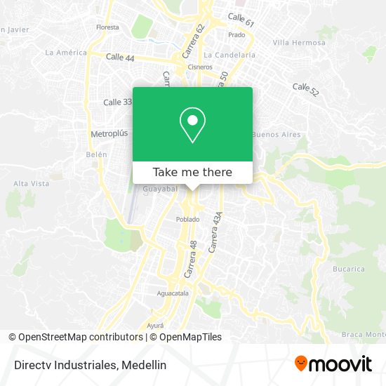Mapa de Directv Industriales