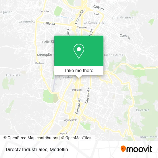 Directv Industriales map