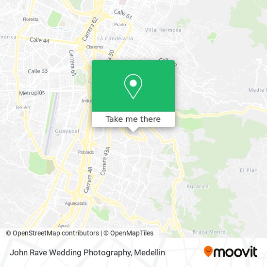 Mapa de John Rave Wedding Photography