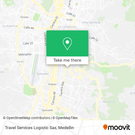 Travel Services Logistic Sas map