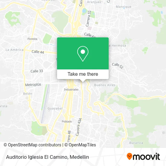 Auditorio Iglesia El Camino map