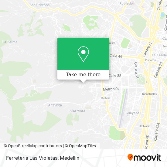 Ferreteria Las Violetas map