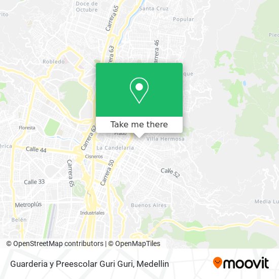 Guarderia y Preescolar Guri Guri map