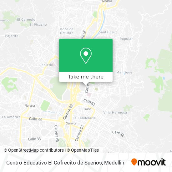 Centro Educativo El Cofrecito de Sueños map