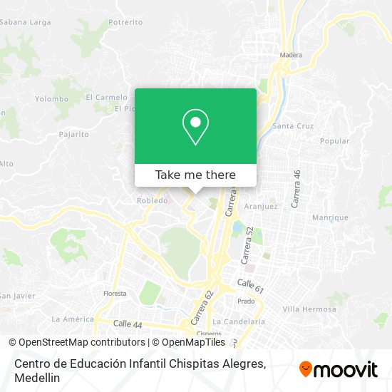 Mapa de Centro de Educación Infantil Chispitas Alegres