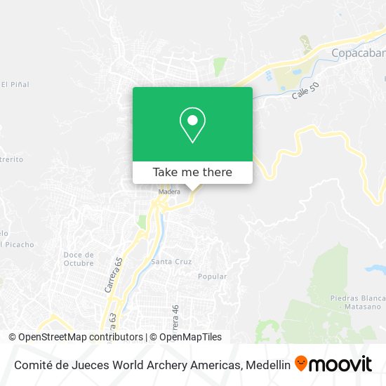 Comité de Jueces World Archery Americas map