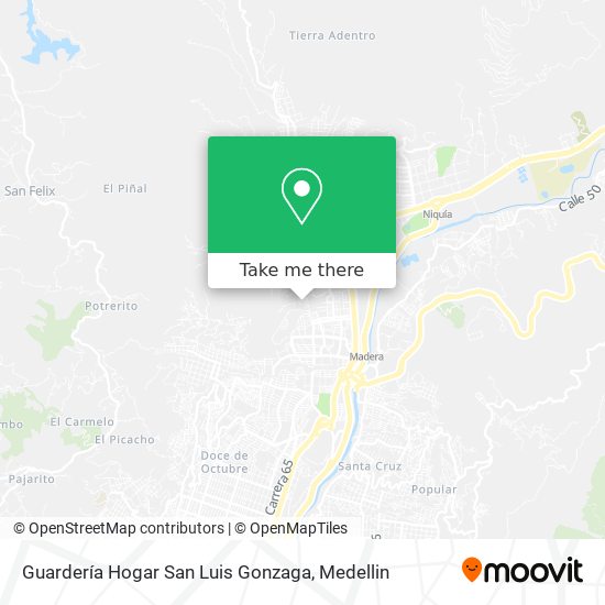 Mapa de Guardería Hogar San Luis Gonzaga