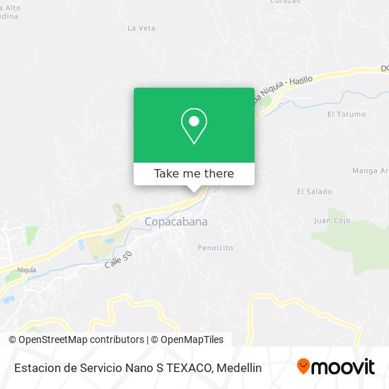 Estacion de Servicio Nano S TEXACO map