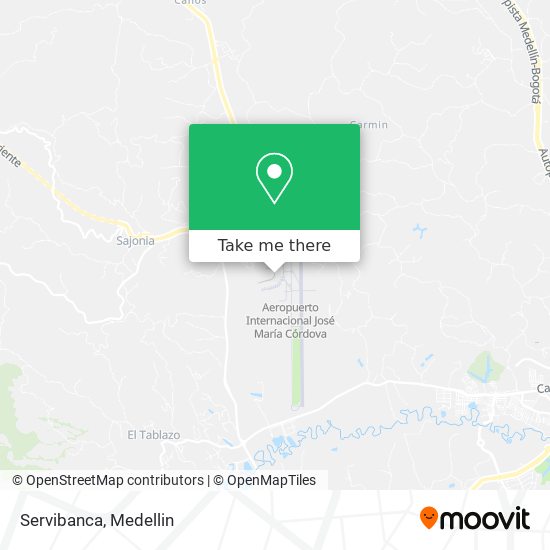 Mapa de Servibanca