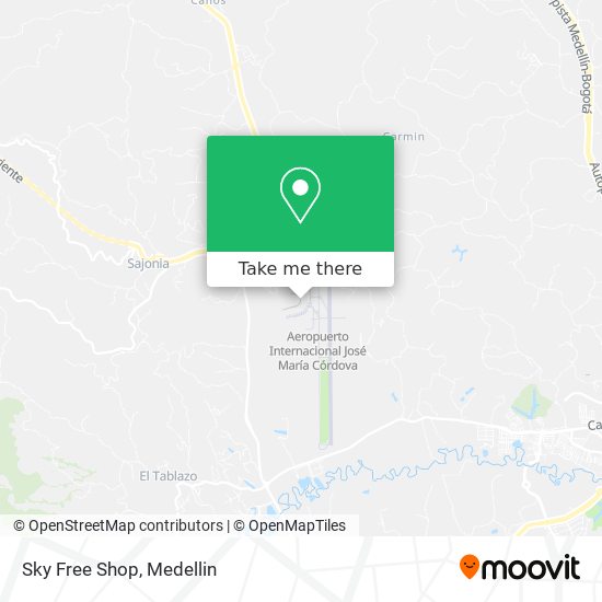 Sky Free Shop map