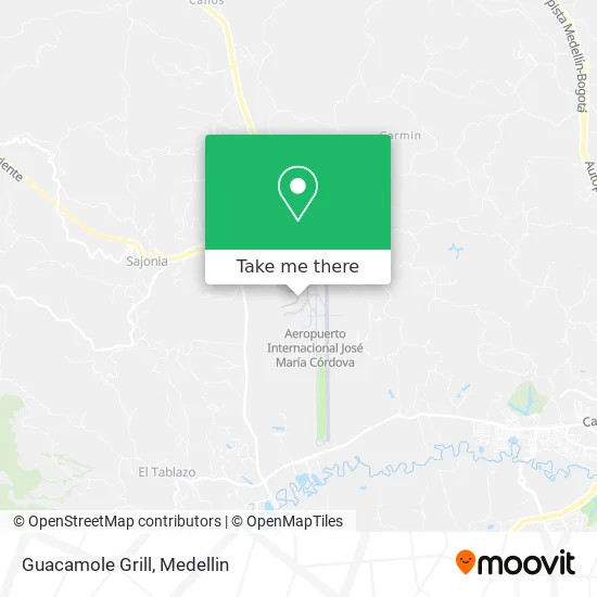 Guacamole Grill map