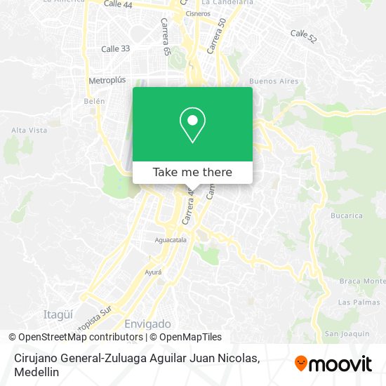 Cirujano General-Zuluaga Aguilar Juan Nicolas map