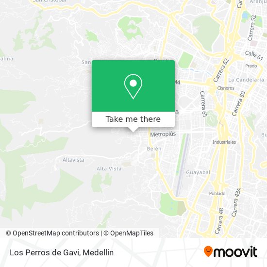 Mapa de Los Perros de Gavi