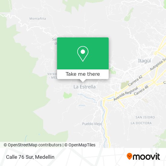 Mapa de Calle 76 Sur