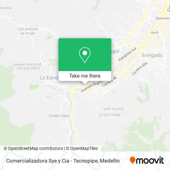 Comercializadora Sye y Cia - Tecnopipe map