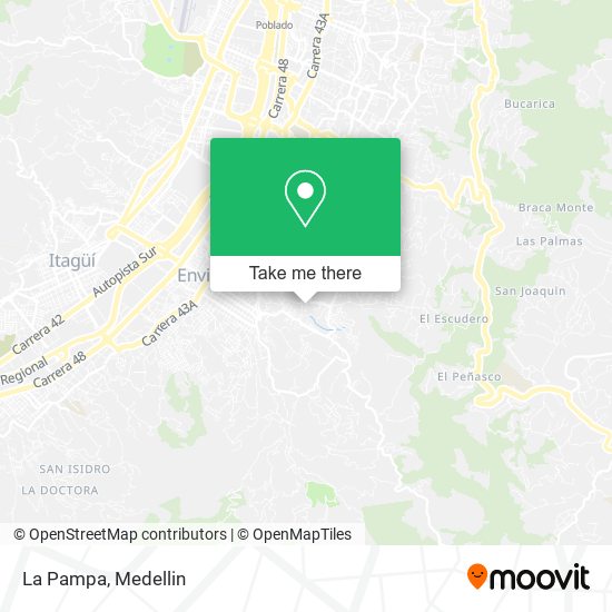 Mapa de La Pampa