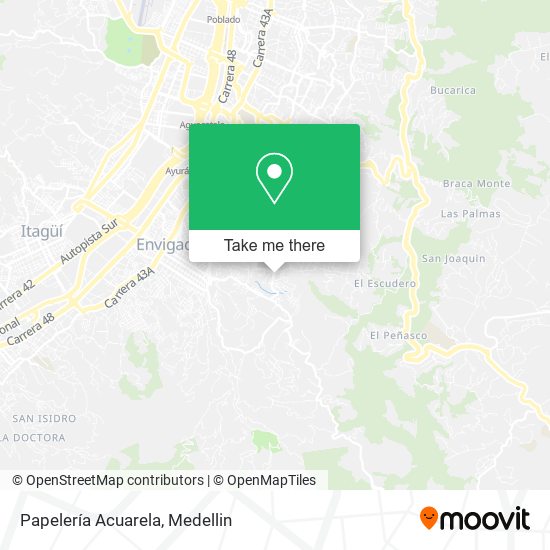 Mapa de Papelería Acuarela