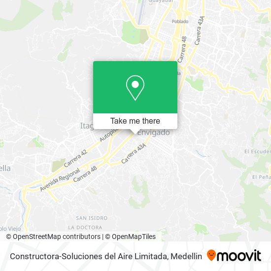 Mapa de Constructora-Soluciones del Aire Limitada