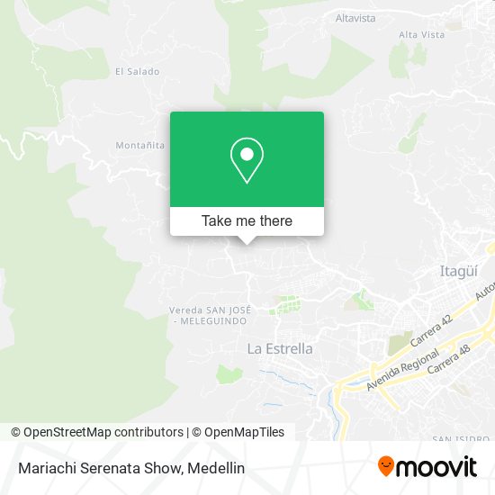 Mariachi Serenata Show map