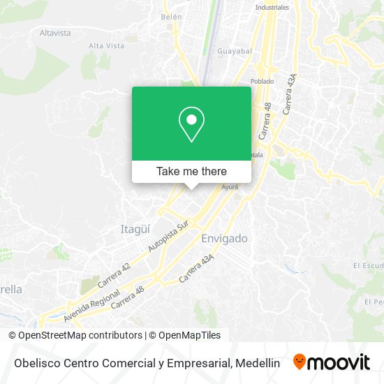 Obelisco Centro Comercial y Empresarial map