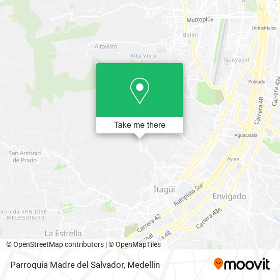Mapa de Parroquia Madre del Salvador