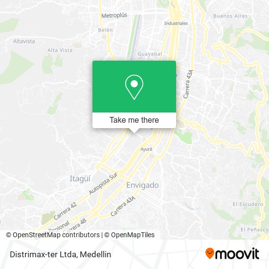 Mapa de Distrimax-ter Ltda