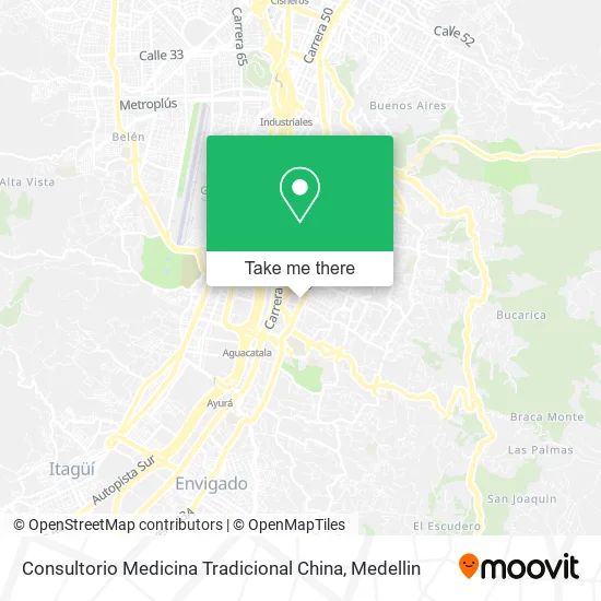 Mapa de Consultorio Medicina Tradicional China