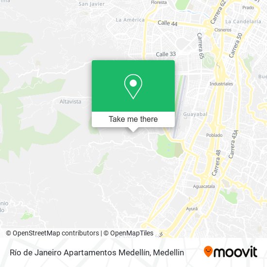 Río de Janeiro Apartamentos Medellín map