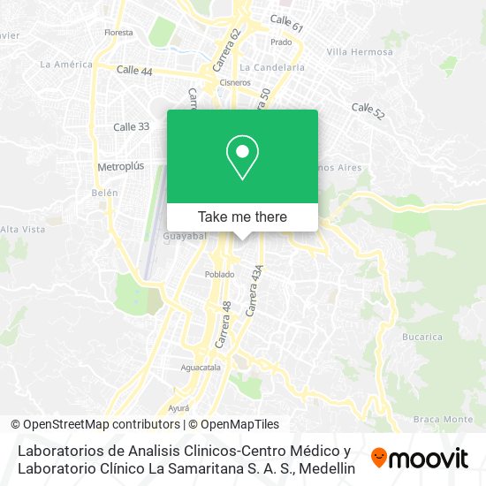 Laboratorios de Analisis Clinicos-Centro Médico y Laboratorio Clínico La Samaritana S. A. S. map