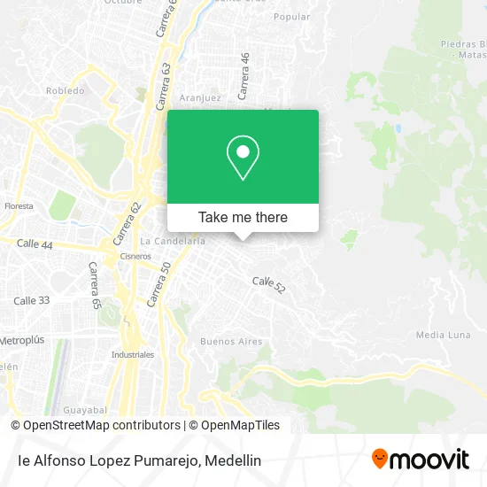 Ie Alfonso Lopez Pumarejo map
