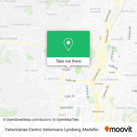 Mapa de Veterinarias-Centro Veterinario Lymberg