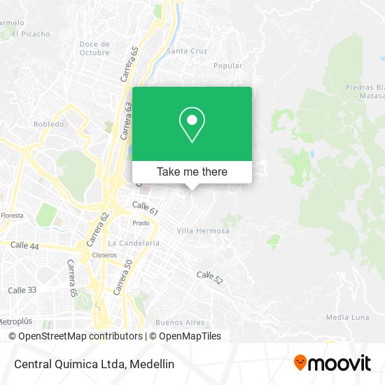 Mapa de Central Quimica Ltda
