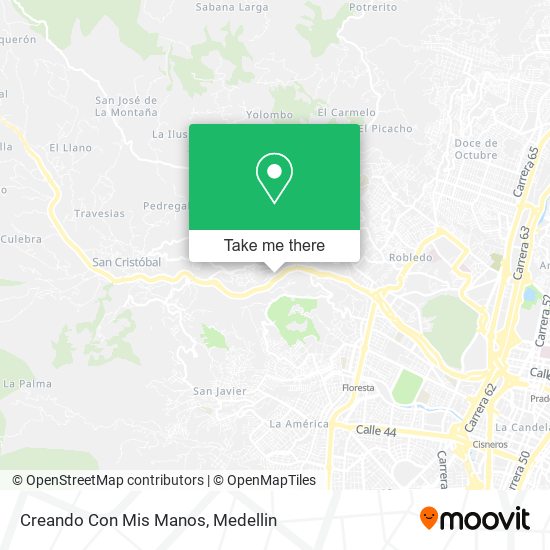 Mapa de Creando Con Mis Manos