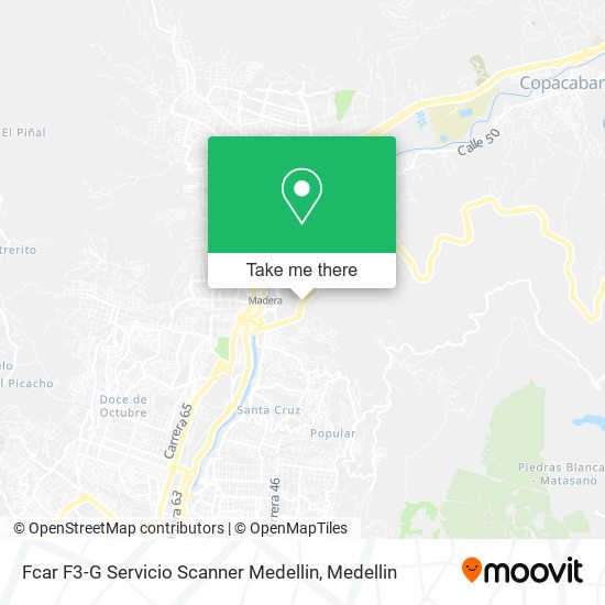 Fcar F3-G Servicio Scanner Medellin map